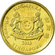 Monnaie, Singapour, 5 Cents, 2013, TTB, Aluminum-Bronze - Singapore