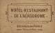 TOUSSUS LE NOBLE-CARNET-HOTEL RESTAURANT DE L'AERODROME-MAISON MERY-AVION-AVIATION- - Toussus Le Noble