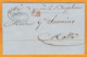 1847 - LAC En PP & En Italien De Marseille, France Vers Malte/Malta, Col GB Par Paquebot Vapeur BOSPHORE - Poste Maritime