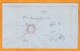 Delcampe - 1870 - Lettre Avec Correspondance En Anglais De Messina, Italia Vers New York, USA -  Par Paquebot à Vapeur Français - Franking Machines (EMA)