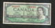 Banque Du CANADA / Bank Of CANADA - One DOLLAR (OTTAWA 1954) - Canada