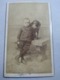 CHIEN - Photographie Ancienne CDV - Petit Garçon Avec Son Chien - Photo Subercaze , Pau - TBE - Antiche (ante 1900)