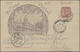 1903, 1 A. 2 Avo Bildpost-Ganzsache, Bedarfskarte Von Macau Nach Canton/China Gelaufen - Other & Unclassified