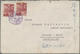 193?, Brief (etwas Fleckig) Mit 2x 10 Sn.rot Von Dairen In Die Schweiz - 1932-45 Manchuria (Manchukuo)