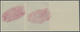 1953, 5 C. Flüchtlingsschutz Im Waager. Ungezähnten Rand-Paar, Gummiseitig übl. Roter Security-Fingerabdruck - Andere & Zonder Classificatie