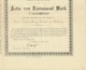 1933 - 1934 : Société D'Assainissement De La Ville De Mulhouse (Mülhausen), Actie Von Eintausend Mrk, Action, 4 Scans - Other & Unclassified