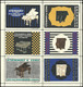 German Poster Stamp, Complete Set In Block Of 6 Poster Stamps Reklamemarke Cinderella, Piano, Klavier Steinway & Sons - Muziek