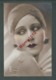 Portrait De Femme Avec Turban. Photo Colorisée à La Main. N°132  Photographe J. Mandel.   Année 1929. 2 Scan - Autres & Non Classés