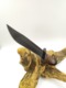 MAGNIFIQUE POIGNARD TYPE Camillus LAME NOIRE MANCHE CUIR ETUI CUIR - Knives/Swords