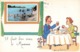 37 Mosnes Il Fait Bon Vivre à Mosnes Fantaisie Illustration Illustrateur + Photo Format Cpa Cachet 1957 - Autres & Non Classés