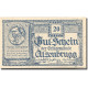 Billet, Autriche, Atzenbrugg, 20Heller Personnage 1, 1920 SPL Bleu Mehl:FS 63IaF - Autriche