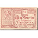 Billet, Autriche, Atzenbrugg, 10 Heller, Personnage 1920 SPL Rouge Mehl:FS 63IaA - Austria