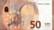 ! 50 Euro R029A1, RD0014400804, Currency, Banknote, Billet Mario Draghi, EZB, Europäische Zentralbank - 50 Euro