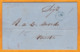 1858 - Lettre Avec Corresp En Italien De CORFOU (occupation Britannique) Vers Trieste, Autriche, Auj. Italie - ...-1861 Prephilately