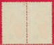 Madagascar PA N°38 & 38a Variété 16F Rouge, Olive & Bleu 1942-44 (6 Avec Crochet) ** - Airmail