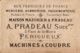 CHROMO  AUX FABRIQUES DE FRANCE MACHINES A COUDRE PERIGUEUX  LE TIR AU PISTOLET - Autres & Non Classés