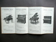 Pieghevole Catalogo A. Borsari Pianoforti Autopiani Musica Bologna Via Oberdan - Non Classificati