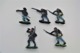Herald (britains) N° 50-53 Civil War, Union, Lot Of 5 Infanteryman, Made In England, Vintage, 1954 - Figurines