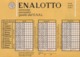 SCHEDINA ENALOTTO - CONCORSO -PRONOSTIC I-GESTITO -DALL -E-N-A-L-  ANNO. 1977 - Collezioni