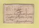 Lille (manuscrit) - Nord - 1734 - Courrier D'Armentieres Pour Bruges En Flandres - Taxe Corrigée - 1701-1800: Precursores XVIII