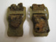 Delcampe - *** 2 BOUCLES DE SAC A DOS DE SOLDAT ALLEMAND DE 1914 1918 WW1 *** - 1914-18