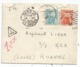 TAXE 2FR+10FR ROANNE LOIRE 1948 LETTRE FM Mal Ouverte En Haut - 1859-1959 Lettres & Documents