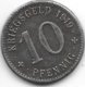 *notgeld  Menden 10 Pfennig 1919 Fe  328.8 - Altri & Non Classificati