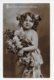 Chubby Child With Flowers - Portraits
