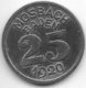 *notgeld  Mosbach Baden 25 Pfennig 1920. Fe  339.4 - Andere & Zonder Classificatie