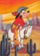 01312 "PIPPO A CAVALLO - GOOFY IN THE WILD WEST...." CART NON SPED - Disneyworld