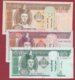 Mongolie 3 Billets Dans L 'état (5 Lots AUCUN DOUBLE) Lot N °4 - Mongolië