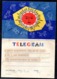 POLAND 1961 TELEGRAM SPECIAL OCCASION SIGNS OF ZODIAC SHINING SUN USED LX 18 TÉLÉGRAMME TELEGRAMM TELEGRAMA TELEGRAMMA - Astrology