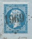 N° 22 BLEU NAPOLEON SUR LETTRE / LARROQUE D'OLMES ARIEGE POUR LAVELANET / 1864 - 1849-1876: Classic Period