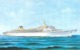 09650 "HOME LINES - OCEANIC - THE SHIP OF TOMORROU" ANIMATA, AUTO. CART NON  SPED - Banche