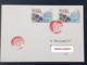 ALGERIE ALGERIA 2019 - CIRCULATED COVER - ILO ANNIVERSARY WITHDRAWN ERROR " LOBOR " + CORRECTED VERSION " LABOR " RARE - Oddities On Stamps