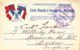 CPA GUERRE 1914 1918 - DRAPEAUX ALLIES Belgique France Angleterre Russie - Correspondance Militaire - Cachet Postal - Guerre 1914-18