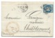 N°60 BLEU CERES SUR LETTRE / VITRY LE FRANCOIS POUR THIEBLEMONT / 1876 - 1849-1876: Classic Period