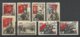 RUSSLAND RUSSIA 1938 Michel 588 - 594 O + Michel 594 Thin Paper Type MNH - Usati