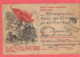 Lettre De Carte Postale Devant Staline Campagne De Propagande - Politische Und Militärische Männer