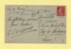 Colon A Bordeaux - Ligne D N°2 - 12 Janv 1918 - Cpa Martinique - Type Semeuse - Poste Maritime