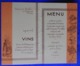 Menu Du Banquet Des Anciens élèves  Des Arts Et Metiers 1935, Au Restaurant Bonfils à Castanet  - Nimes - Menus