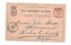 Type Palmier Fil CONGO  BOMA 14 AVR.1889 Vees Anvers  2 Scans Recto/verso  Marque : VANDENBORRE Via Lisbonne/Banana - Interi Postali