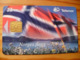 Phonecard Norway - Flag - Norwegen