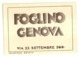 5634 "FOGLINO-GENOVA-VIA XX SETTEMBRE 208"BUSTINA ORIGINALE - Altri & Non Classificati