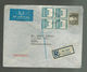 1936 Tel Aviv Palestine Cover To Brno Czechoslovakia Registered - Palestine