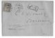 SUISSE - 1871 - LETTRE SC De VERRIERES => BORDEAUX Avec GRIFFE "PD" - Cartas & Documentos