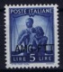 Italy: Trieste AMG-FTT Sa 59  Mi 83  Soprastampa A Reverso Postfrisch/neuf Sans Charniere /MNH/** - Ongebruikt