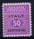 Italy:   Sa 4a Doppia Stampa Del Fondo  MH/* Flz/ Charniere Signiert /signed/ Signé Double Print - Anglo-american Occ.: Sicily