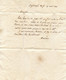 ALLEMAGNE - DUSSELDORF + P.P. BLEU SUR LETTRE AVEC TEXTE POUR LA FRANCE, 1810 - Vorphilatelie