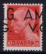 Italy: AMG-VG Sa 4 Horizontal Displaced Surcharge  MH/* Flz/ Charniere - Nuovi